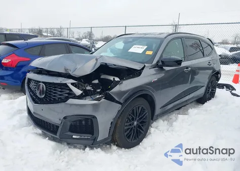 2025 Acura Mdx A-Spec Advance Package из США, поврежденный, VIN 5J8YE1H91SL025182